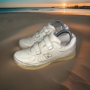 New Balance VTG But Good Women's 577 V1 Hook and Loop Walking Shoes‎ Tan Size 7